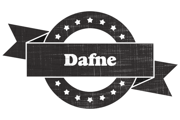 Dafne grunge logo