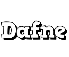 Dafne snowing logo