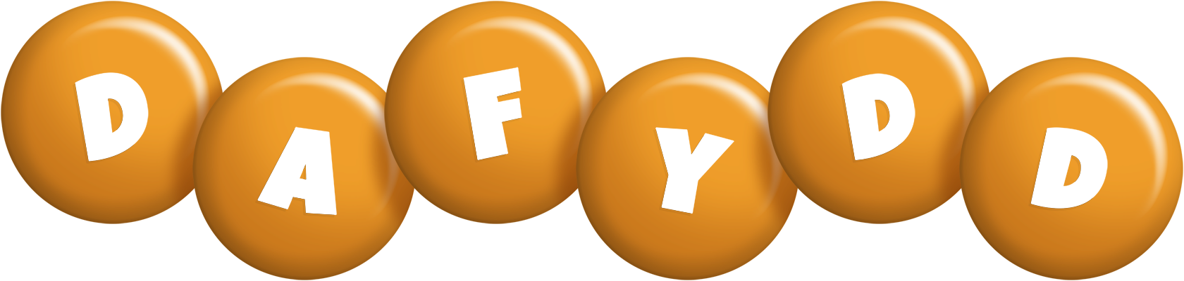 Dafydd candy-orange logo