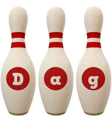 Dag bowling-pin logo
