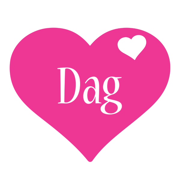 Dag love-heart logo