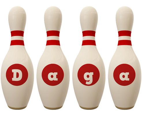 Daga bowling-pin logo