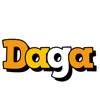 Daga cartoon logo