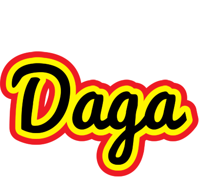Daga flaming logo