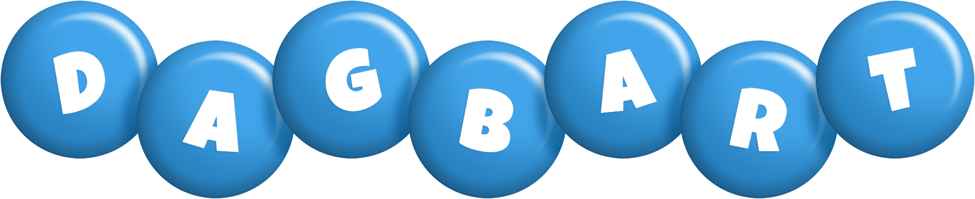 Dagbart candy-blue logo
