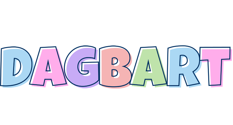 Dagbart pastel logo