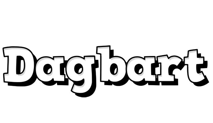 Dagbart snowing logo