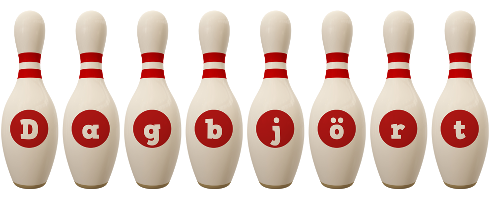 Dagbjört bowling-pin logo