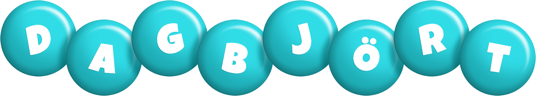 Dagbjört candy-azur logo