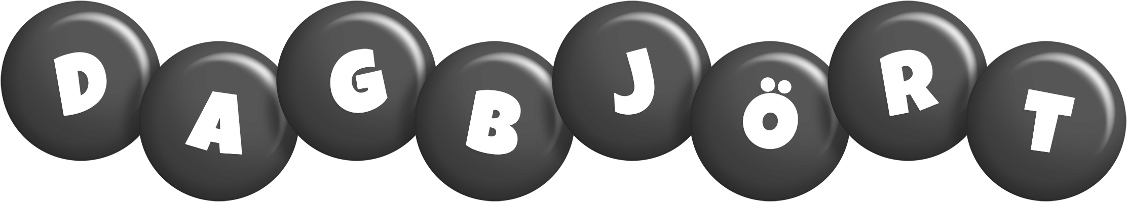 Dagbjört candy-black logo