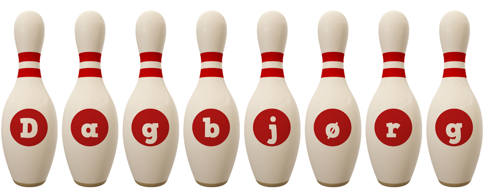 Dagbjørg bowling-pin logo