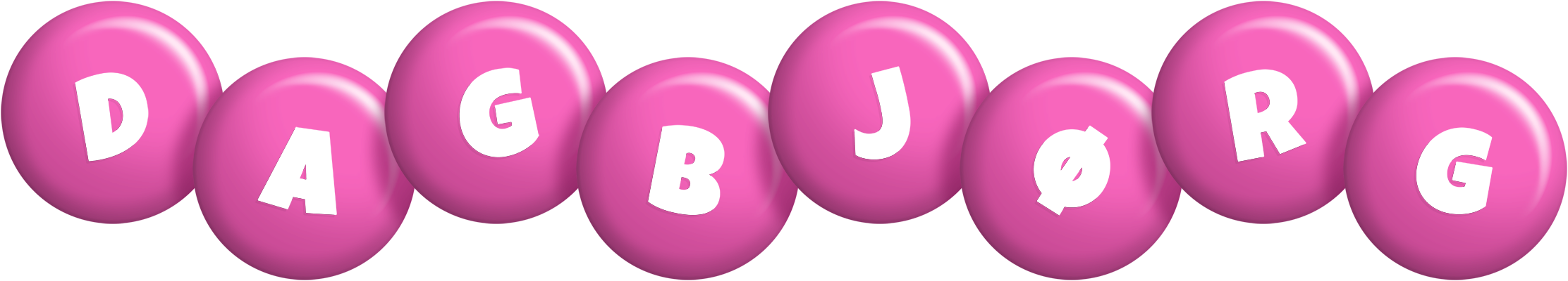 Dagbjørg candy-pink logo
