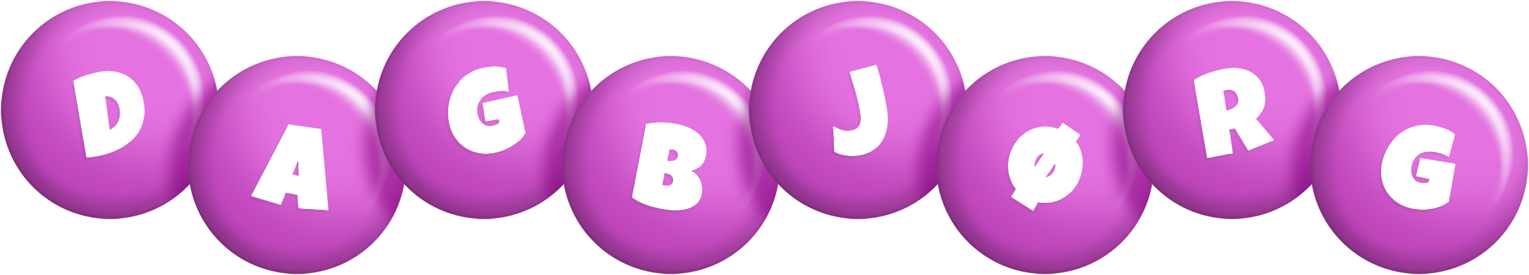 Dagbjørg candy-purple logo