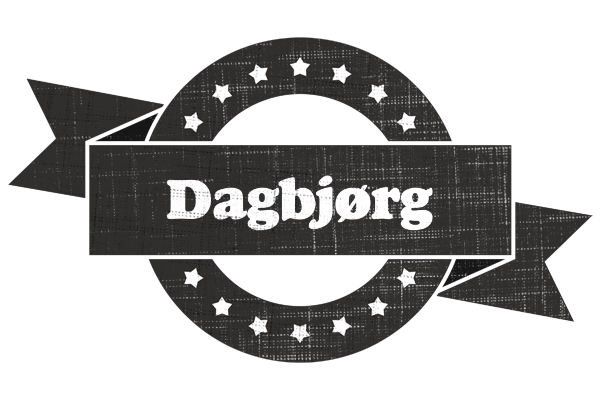 Dagbjørg grunge logo