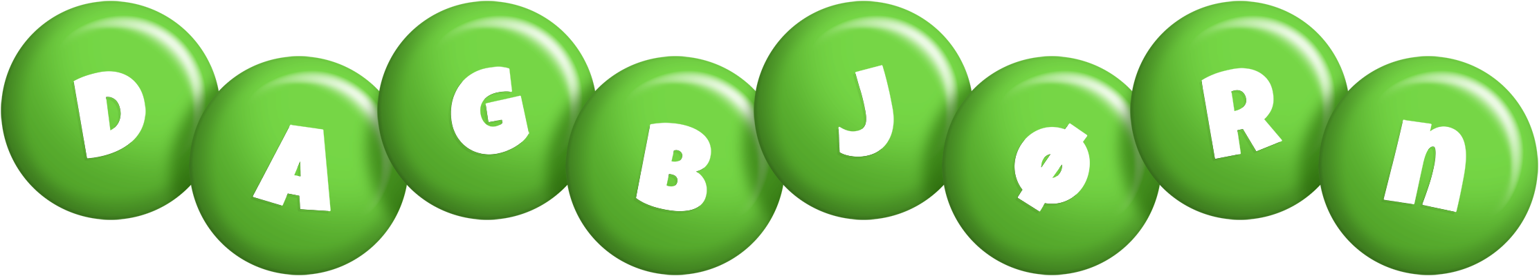 Dagbjørn candy-green logo