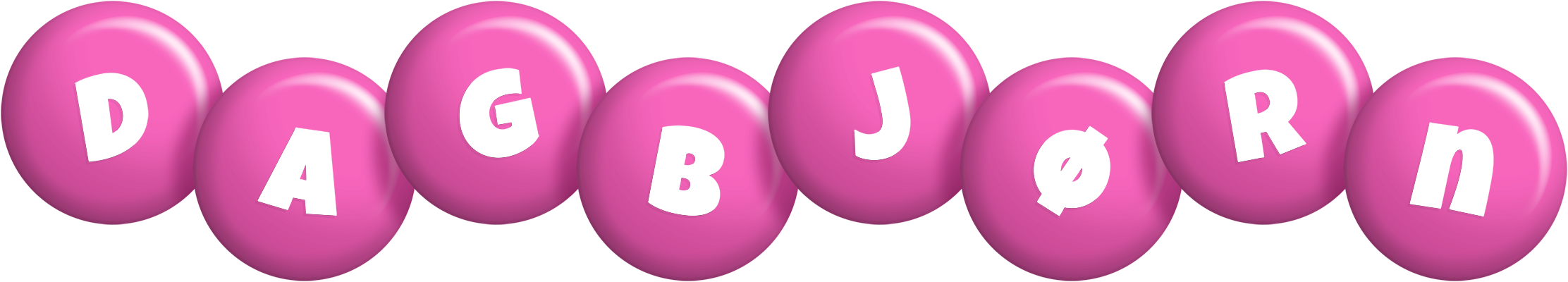 Dagbjørn candy-pink logo