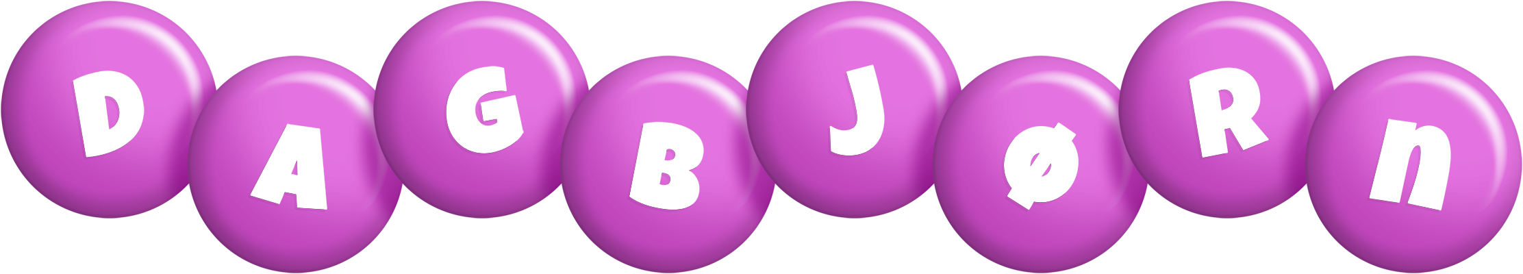 Dagbjørn candy-purple logo