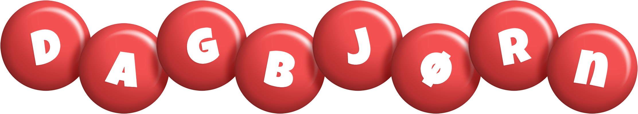 Dagbjørn candy-red logo