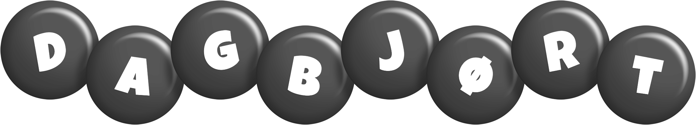 Dagbjørt candy-black logo