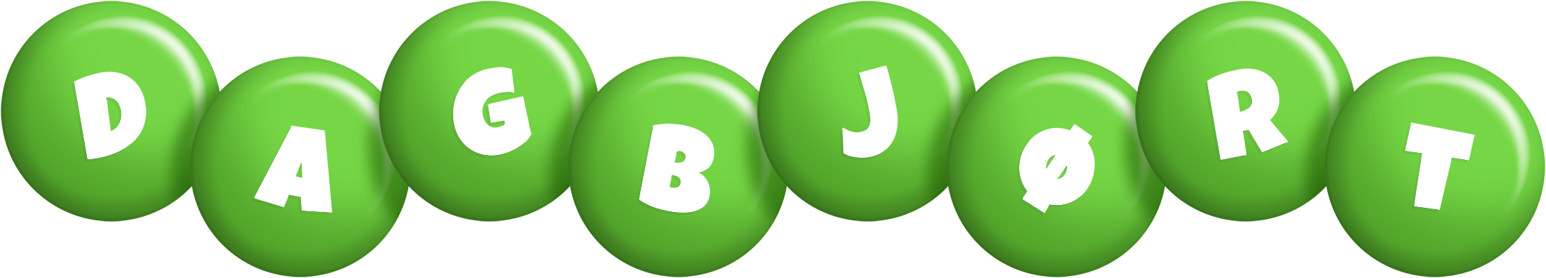 Dagbjørt candy-green logo