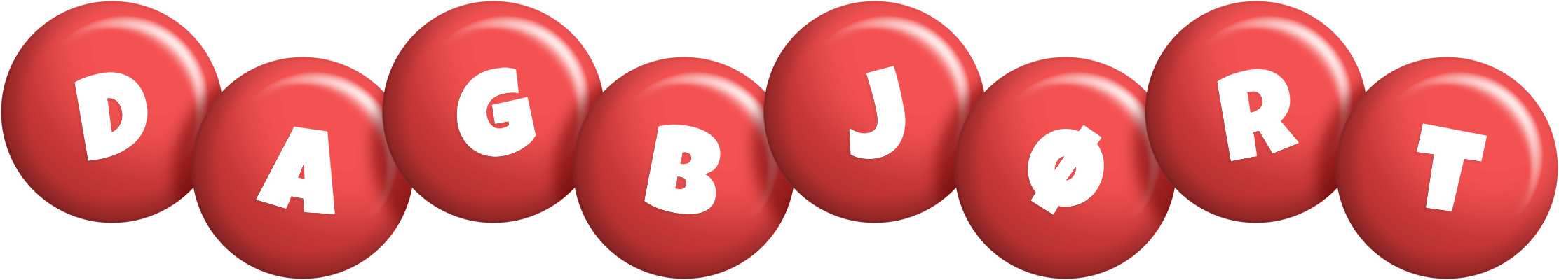 Dagbjørt candy-red logo