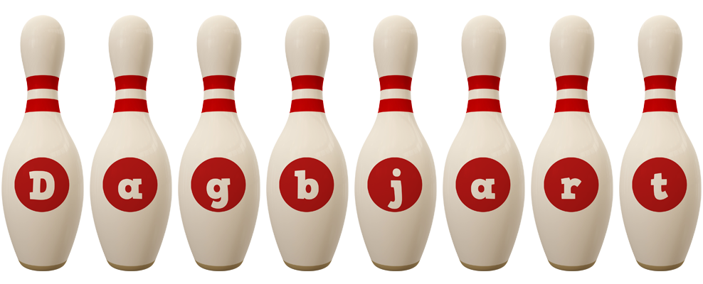 Dagbjart bowling-pin logo