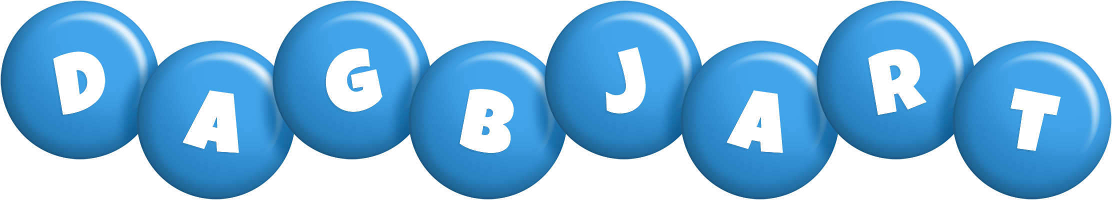 Dagbjart candy-blue logo
