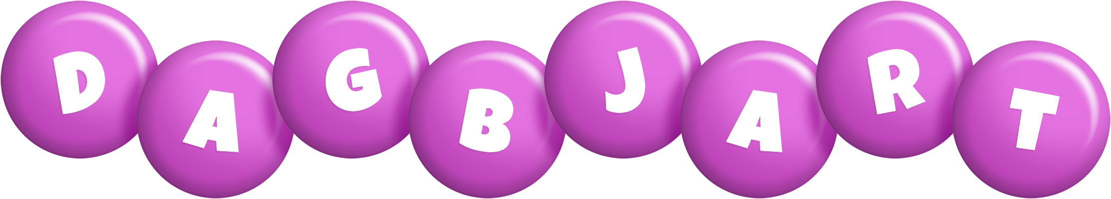 Dagbjart candy-purple logo