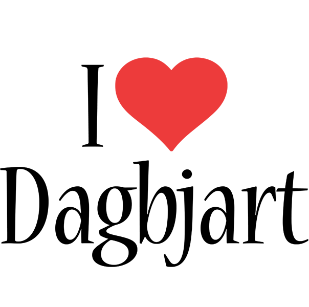 Dagbjart i-love logo