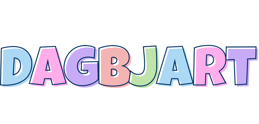 Dagbjart pastel logo