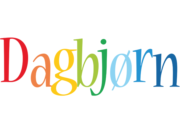 Dagbjørn birthday logo
