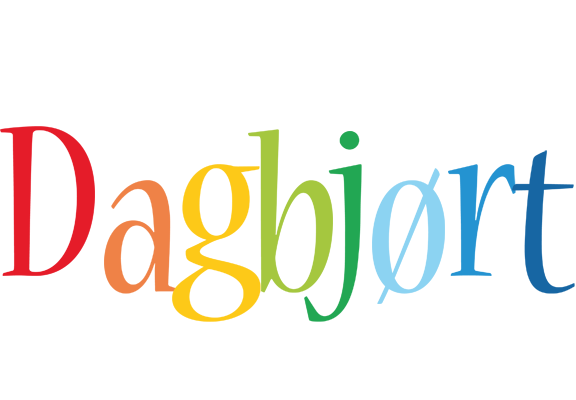 Dagbjørt birthday logo