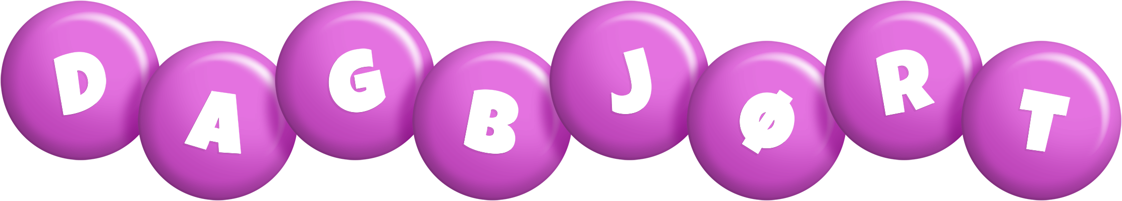 Dagbjørt candy-purple logo