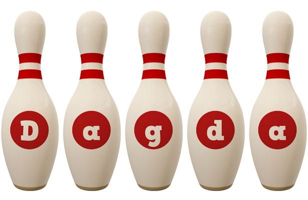 Dagda bowling-pin logo