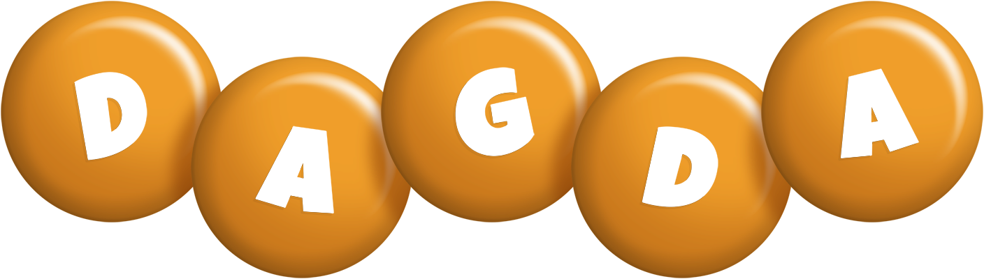 Dagda candy-orange logo