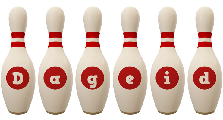 Dageid bowling-pin logo