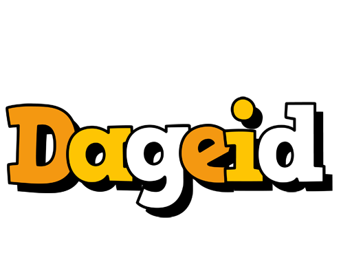 Dageid cartoon logo