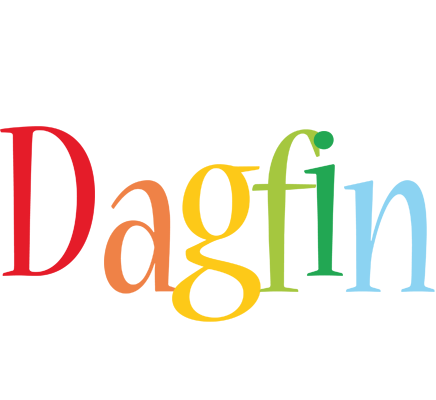 Dagfin birthday logo
