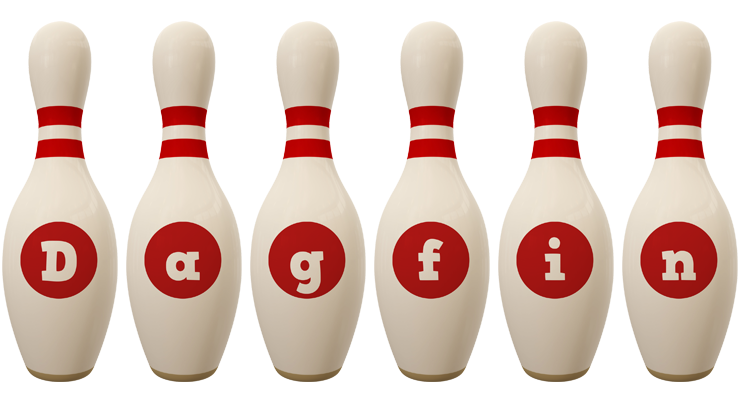 Dagfin bowling-pin logo