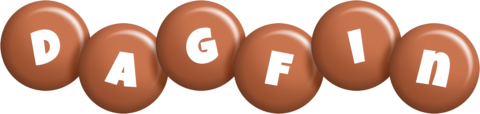 Dagfin candy-brown logo