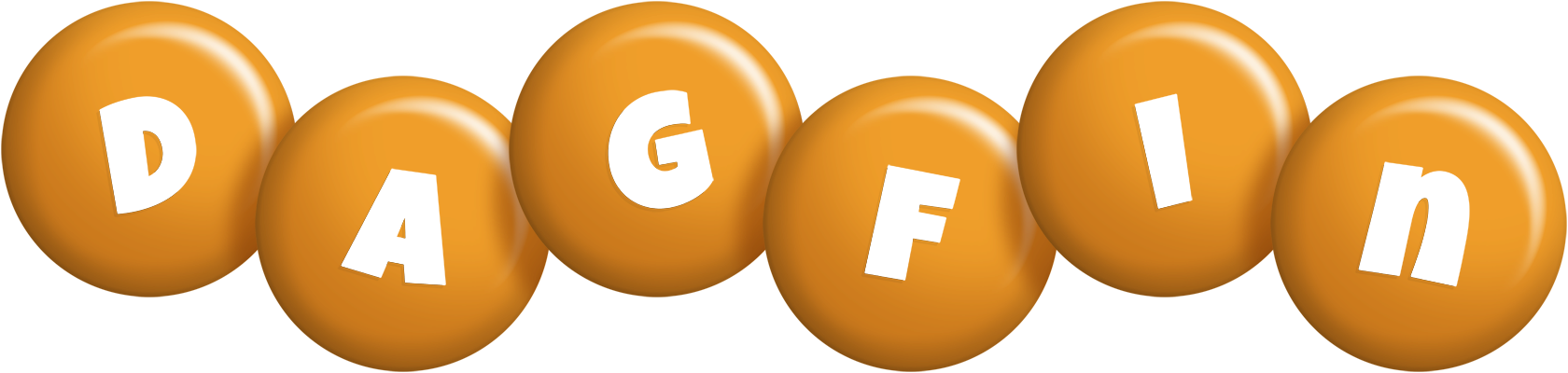 Dagfin candy-orange logo