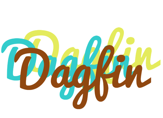 Dagfin cupcake logo