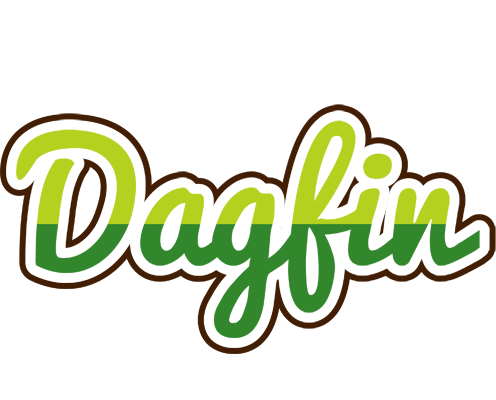 Dagfin golfing logo