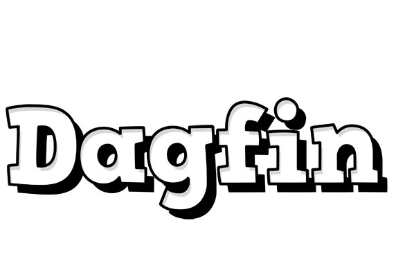 Dagfin snowing logo