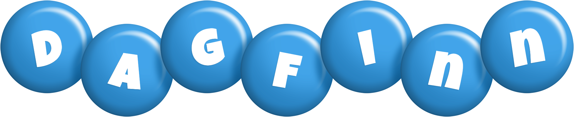 Dagfinn candy-blue logo