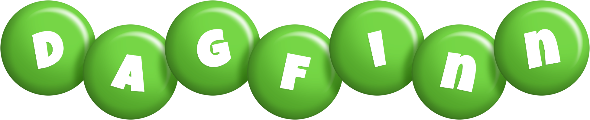 Dagfinn candy-green logo