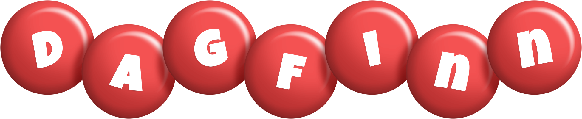Dagfinn candy-red logo