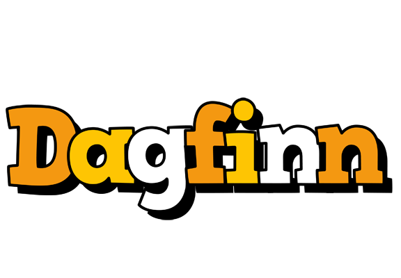Dagfinn cartoon logo