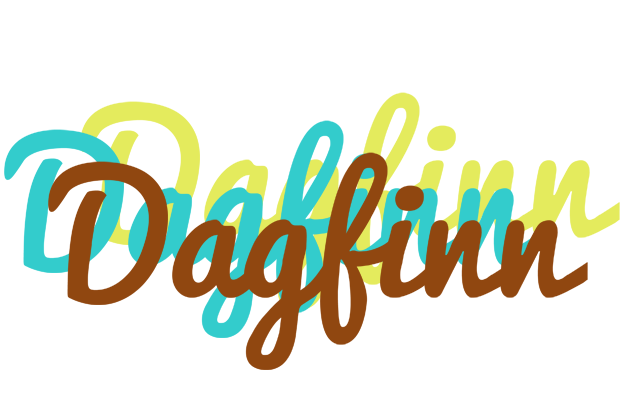 Dagfinn cupcake logo