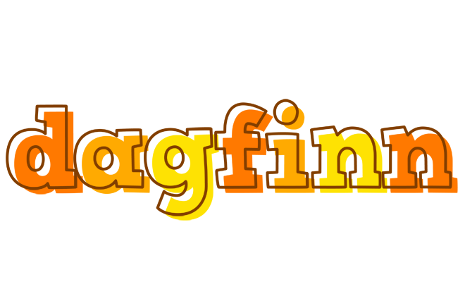 Dagfinn desert logo